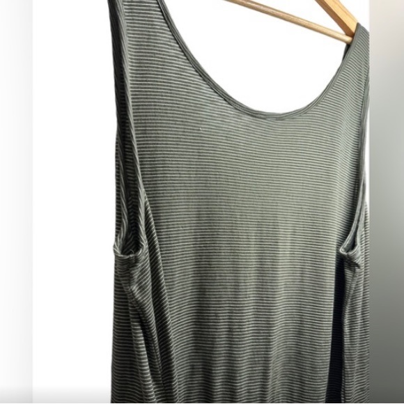 Striped Green Cropped Jumper by Caslon - Size 3X - Picture 6 of 8